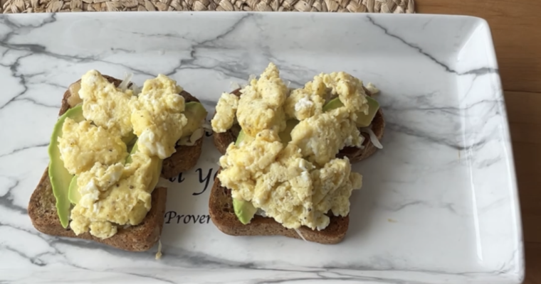 Sauerkraut Paleo Toast